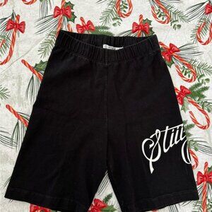 Black STIIIZY Biker Shorts
